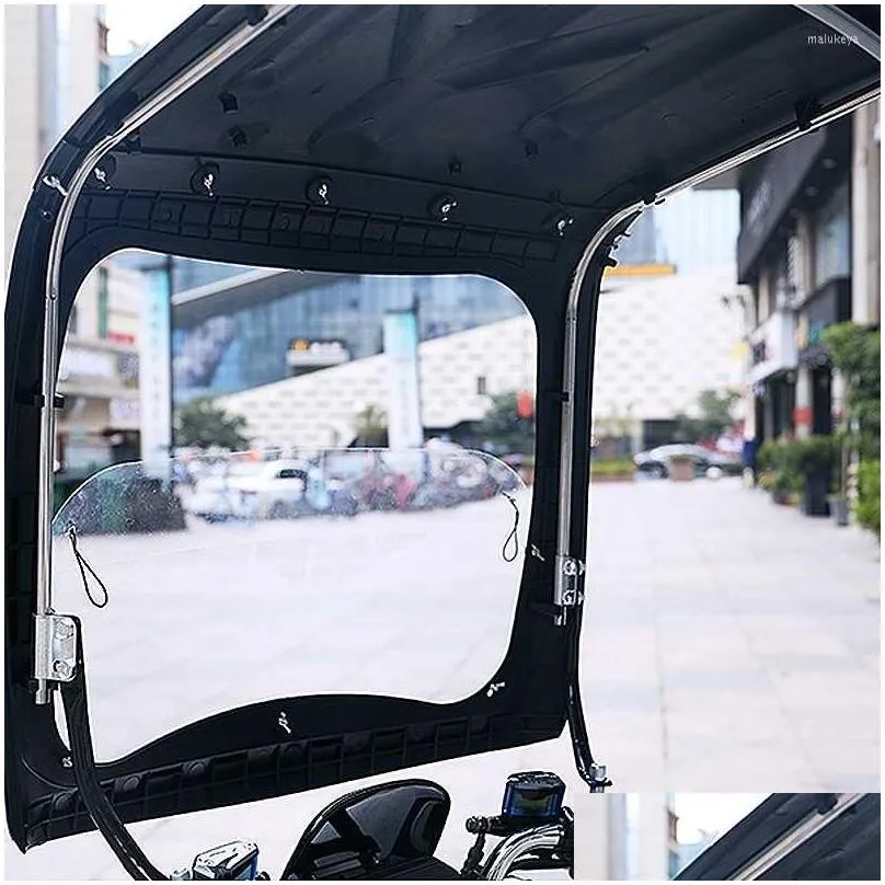 motorcycle apparel high quality thickened canopy umbrella awning waterproof sun block rain shield for electric car