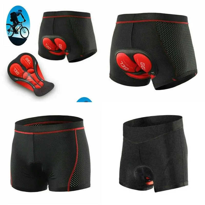 cycling bike underwear 5d gel padded biking sponge pants shorts women men cycle motorcycle apparel