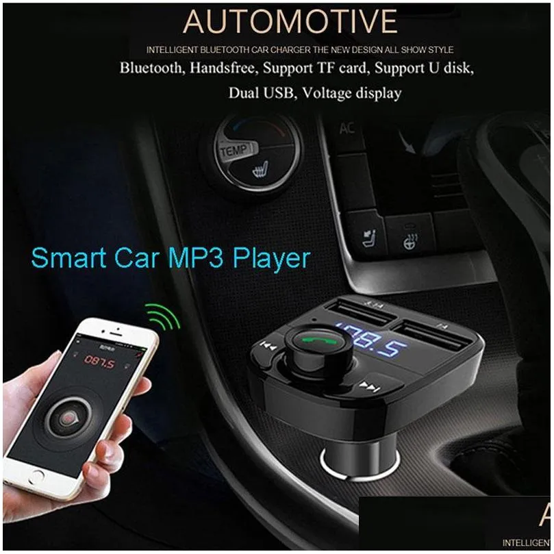 fm transmitter modulator hands bluetooth car kit car audio mp3 player with 3.1a fast charge dual usb car 