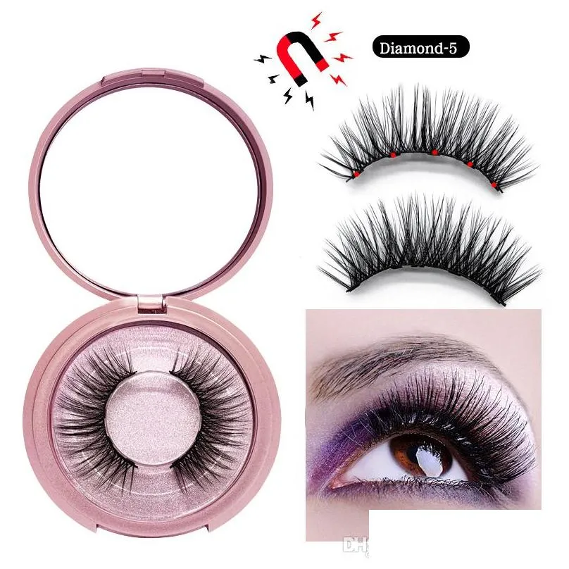 magnetic liquid eyeliner five magnetic false eyelashes tweezer set magnet false eyelashes set glue make up tools