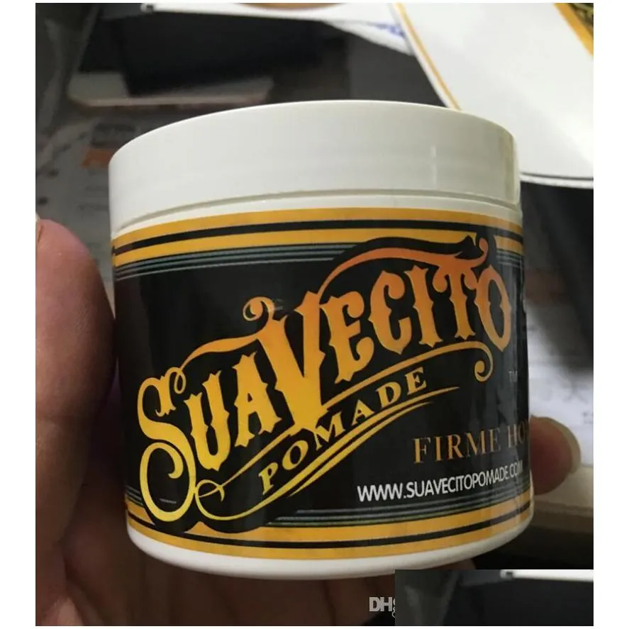 suavecito pomade strong style restoring pomades waxes skeleton slicked hair oil wax mud for men