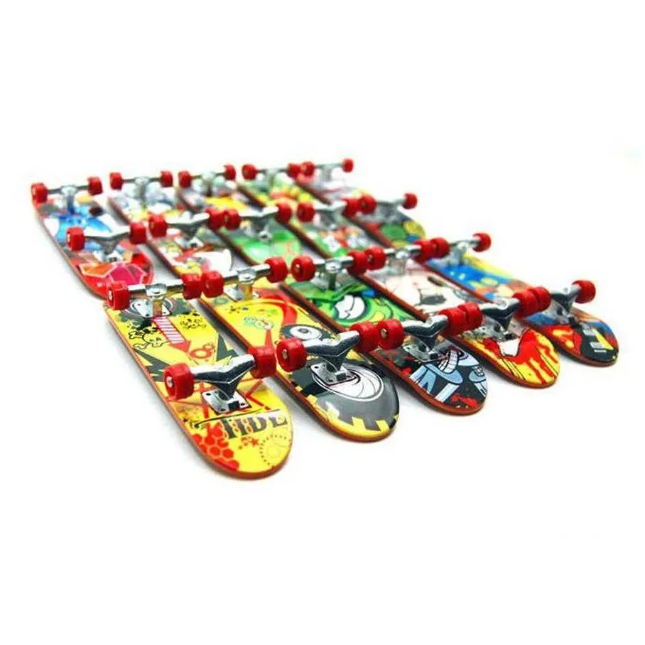 mini finger boards skate truck print professional plastic stand fingerboard skateboard finger skateboard for kid toy children gift