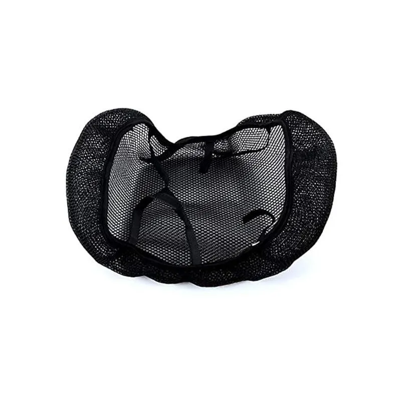 motorcycle seat cover 3d honeycomb sunscreen heat insulation seats spacer mesh fabric breathable antislip cushion for scooter moped