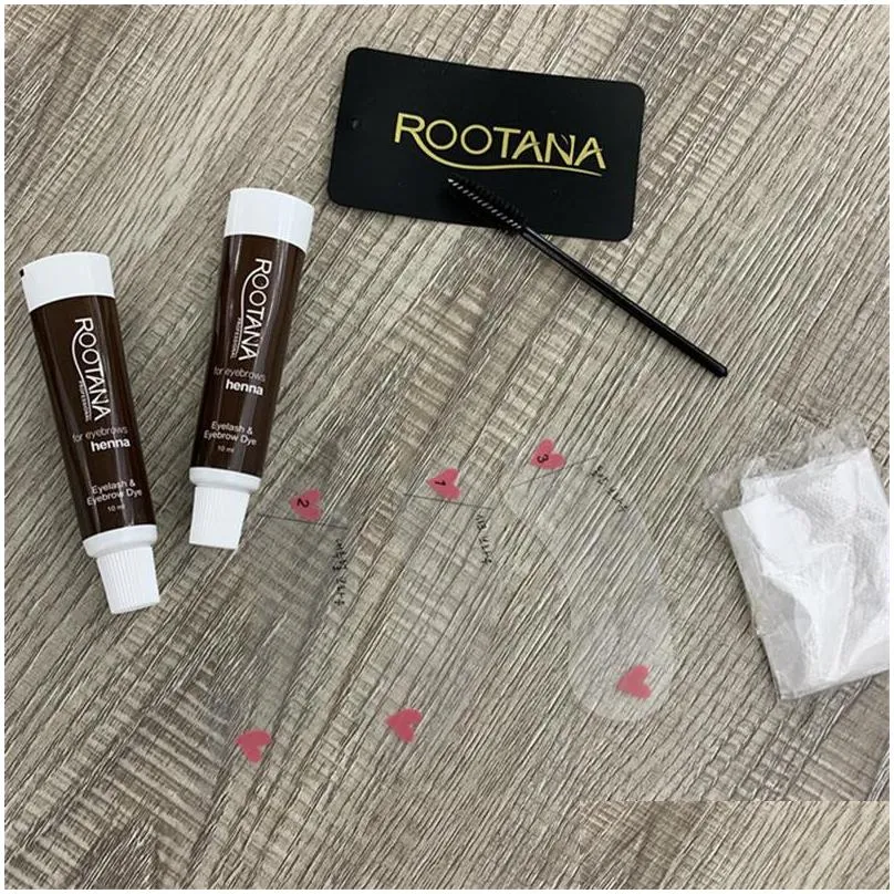 roorana eyebrow enhancers waterproof long lasting eyebrows dye tattoo cream henna brow eyelash eyebrow tint