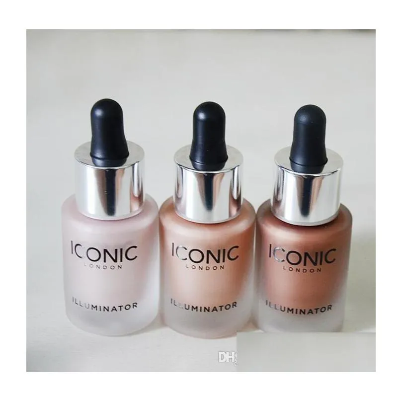 new arrial iconic london illuminator liquid bronzers highlighters in shine original shine glow 3 color face make up highlighter