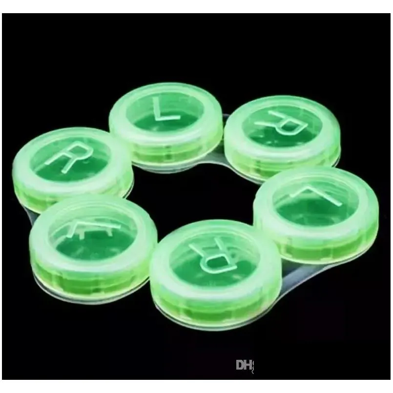 high quality colorful case contact box case lenses fashion contact case promotional gift