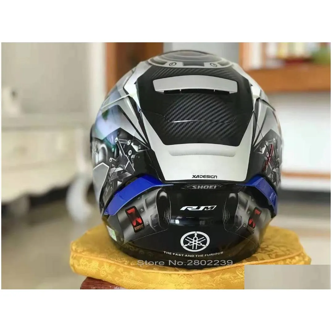 motorcycle helmets shoei x14 helmet xfourteen yzfr1m special edition silver full face racing casco de motocicleta