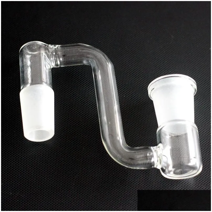 wholesale glass dropdown drop down bong hookahs adapter water pipe 14mm 18mm male female for quartz banger