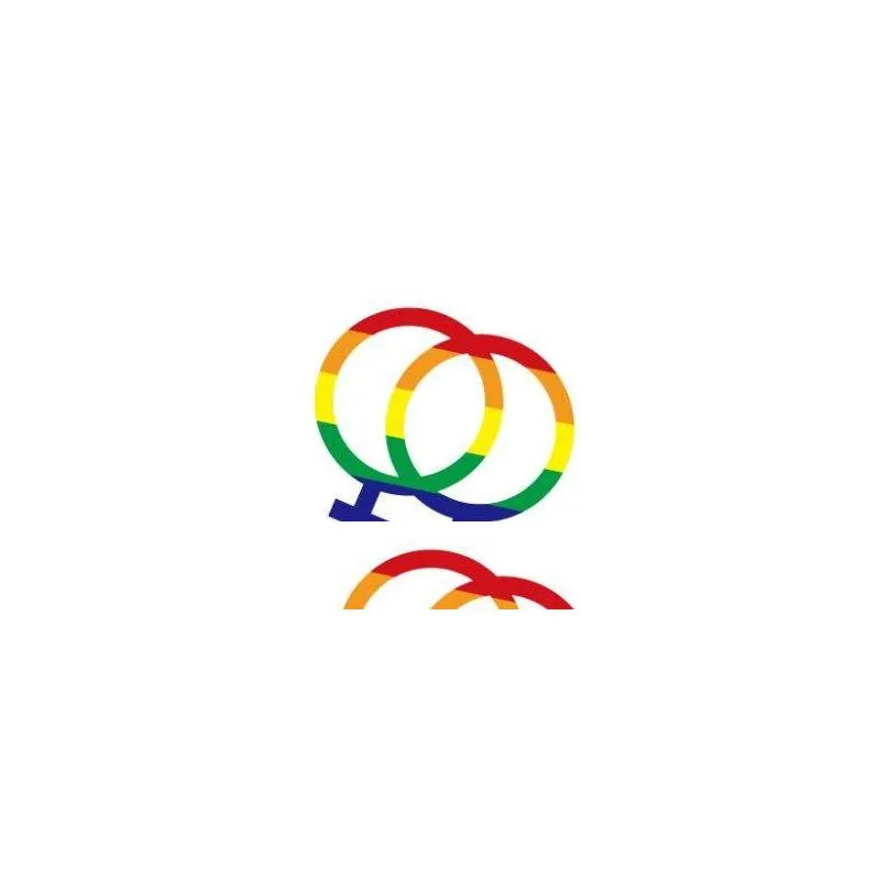 rocooart different rainbow tattoo sticker gay pride sticker face cosmetic lovely body art temporary colorful sticker