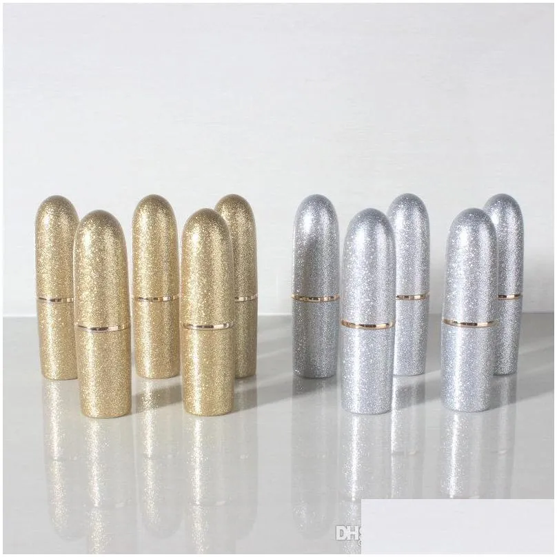 bullet shape empty lipstick tubes homemade lip balm tube packaging material inner diameter 12.1mm hot