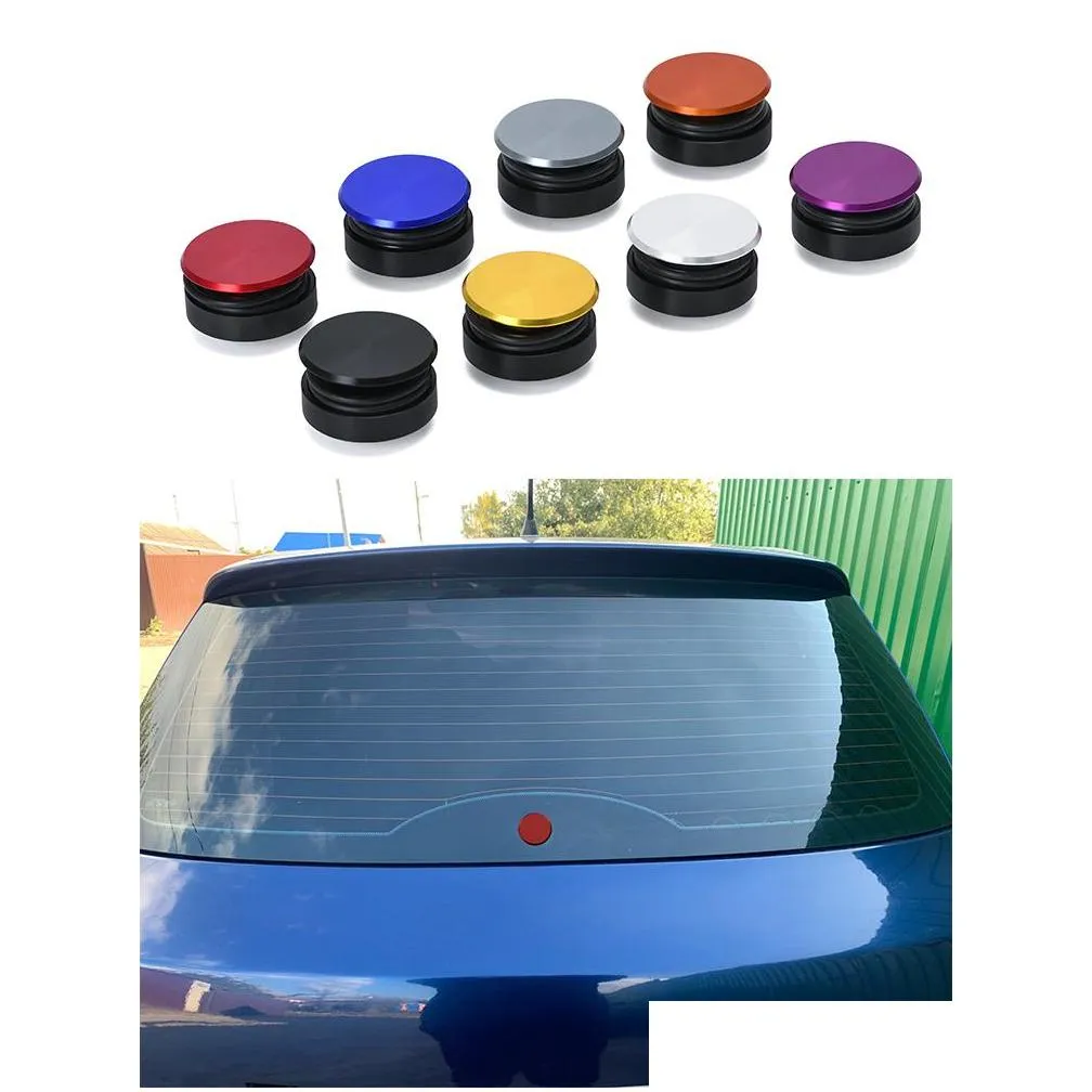 1 set aluminum car rear wiper delete kit plug cap for honda acrua  mazda nissan kia universal car accessories pqywss12