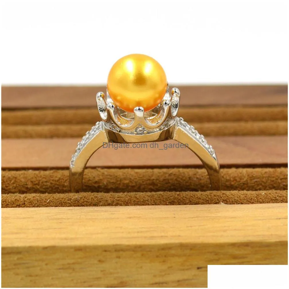 s925 sterling silver rings accessories pearl silver accessories wholesale sterling silver pearl rings mounts imperial crown style