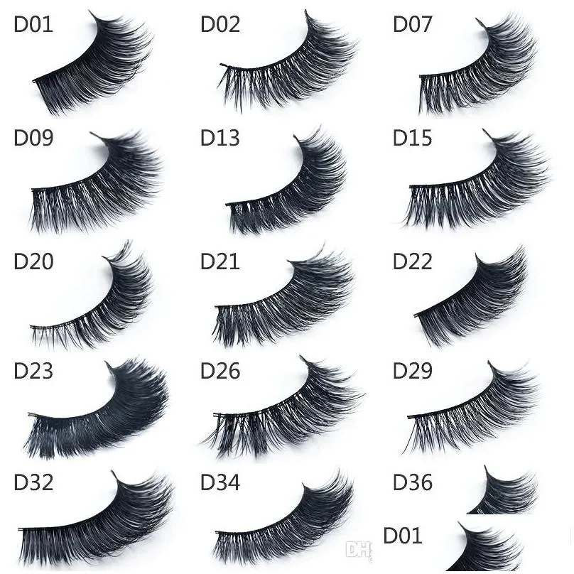 natural false eyelashes fake lashes long makeup 3d mink lashes eyelash extension mink eyelashes for beauty