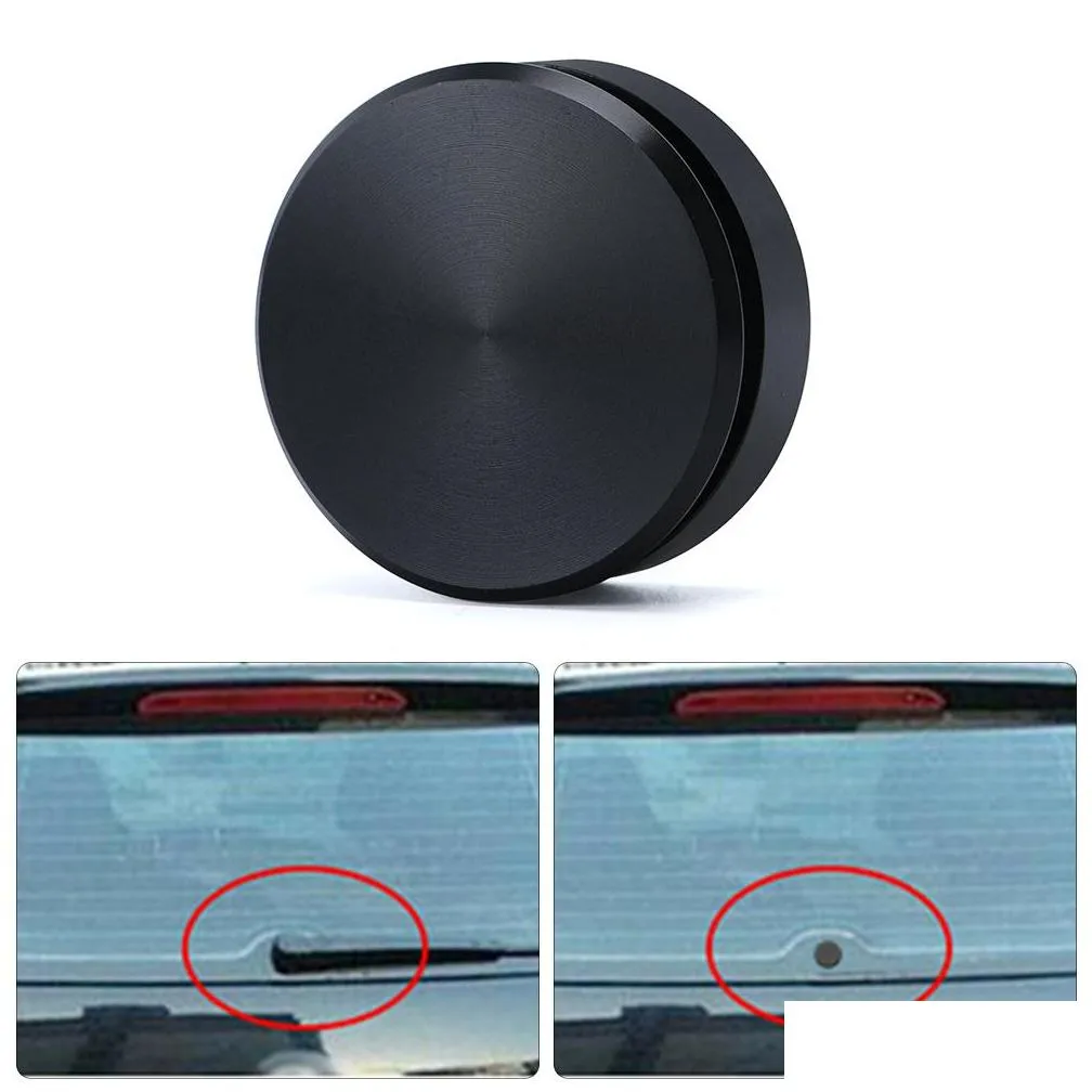1 set aluminum car rear wiper delete kit plug cap for honda acrua  mazda nissan kia universal car accessories pqywss12