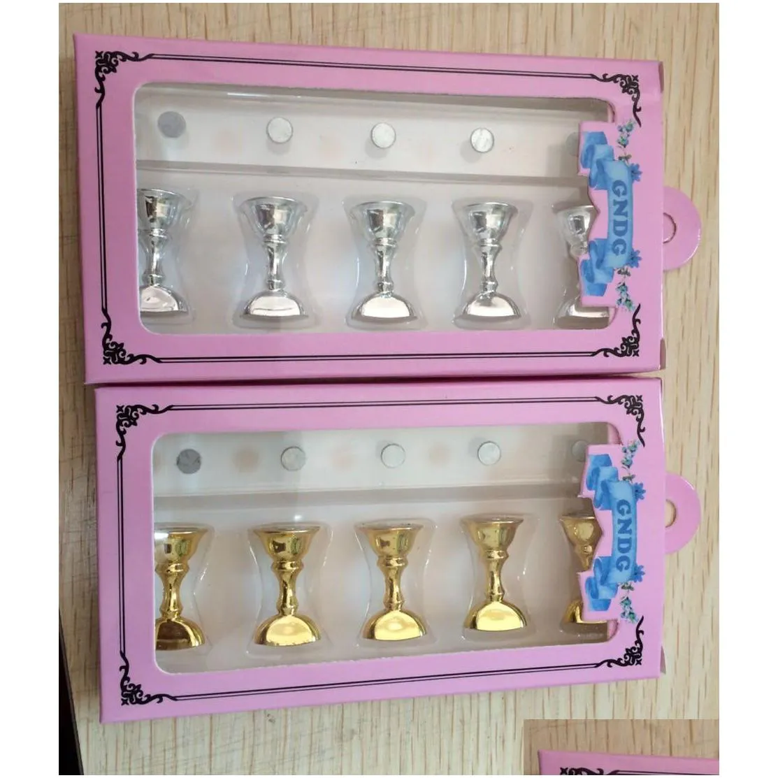 1set magnetic nail holder practice display stand acrylic crystal showing shelf nails arts tool nail art display stand props