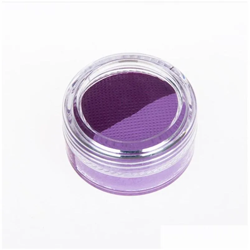 10g doublecolor face painting rainbow cake eyeliner cream eye liner paintings matching color holiday carnival facial paint