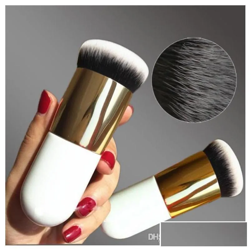 new chubby pier foundation brush flat cream makeup brushes professional cosmetic makeup brush