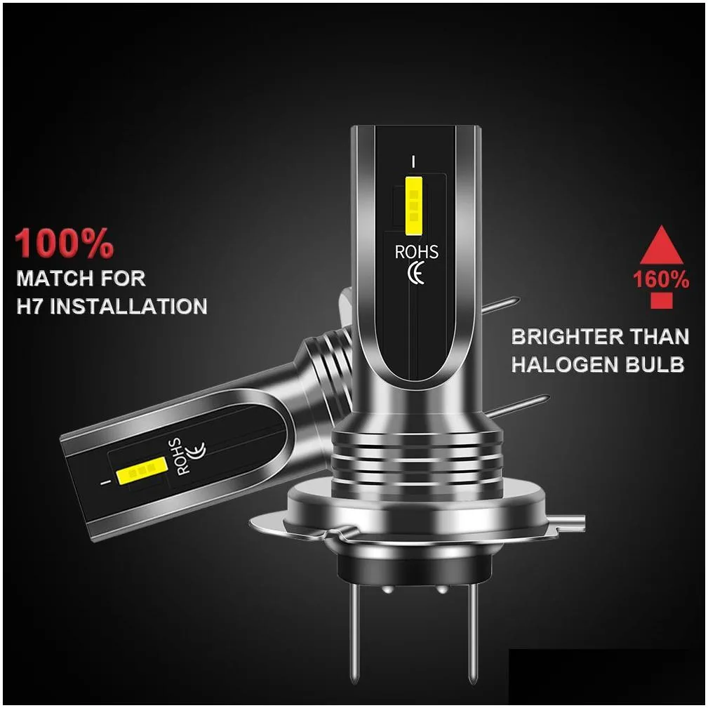 2pcs h4 h7 h11 h10 turbo led car headlight bulbs 3000k 6000k psx24w 9005 hb3 9006 hb4 h8 auto lights automobile driving fog lamp