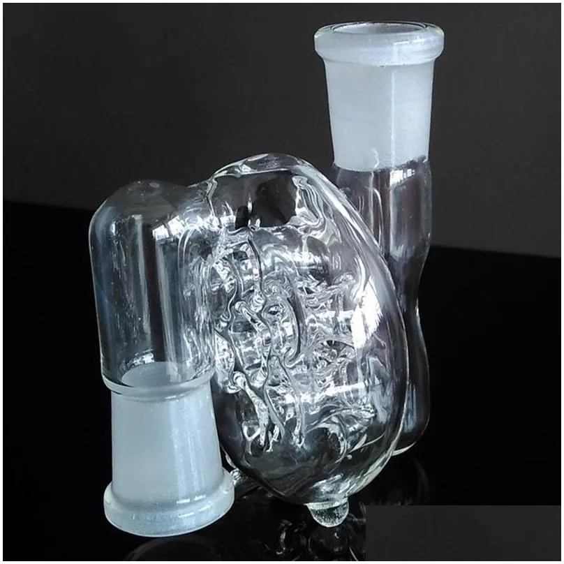 10 style glass ash catcher for bong hookahs 6cm 8cm swiss perc ashcatcher14.4 18.8 joint male female dab rig