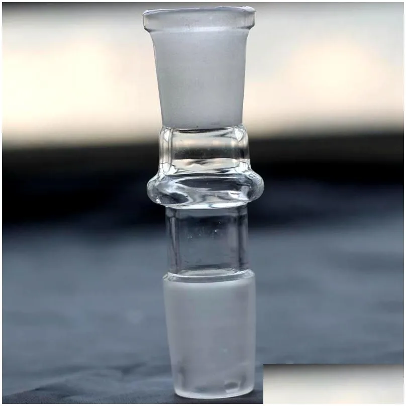 10 style glass drop down adaptor for bong hookahs wholesale dropdown adapter with male to female adaptor 14mm 18mm