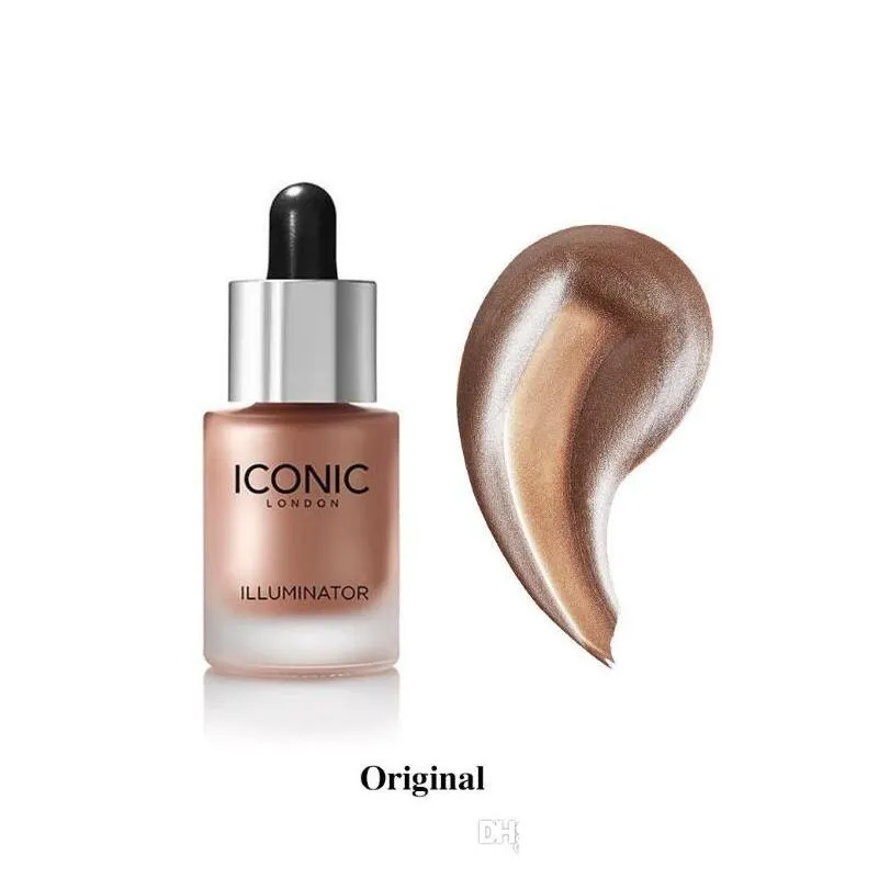 new arrial iconic london illuminator liquid bronzers highlighters in shine original shine glow 3 color face make up highlighter