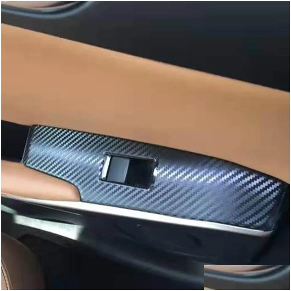 for lexus is300 20132018 interior central control panel door handle 3d/5d carbon fiber stickers decals car styling accessorie