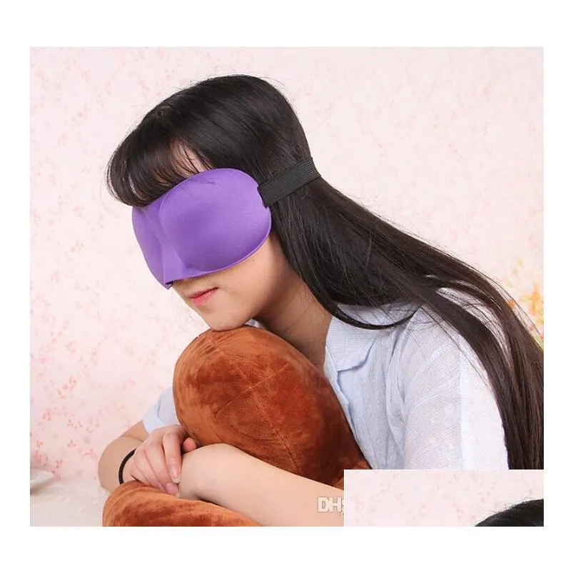 3d sleep mask natural sleeping eye masks eyeshade cover shade eye women men soft portable blindfold travel eyepatch