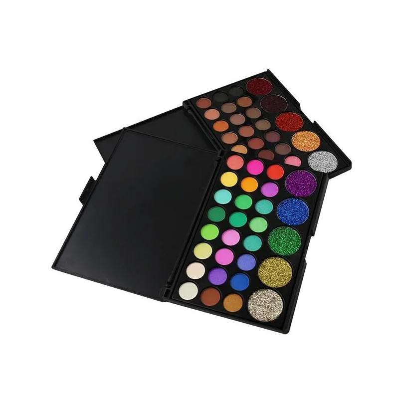 popfeel 29 colors eyeshadow palette matte eye shadow sequin diamond glitter portable beauty essentials universal make up eye makeup