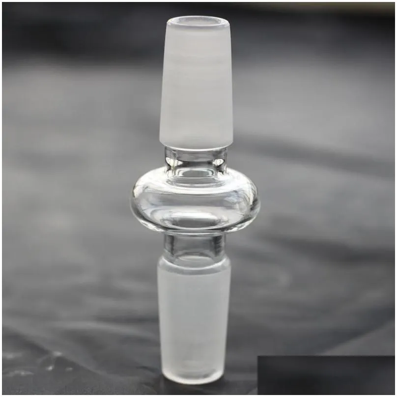 new glass adapter fit oil rigs glass bong hookahs 14mm male to 18mm female adapters