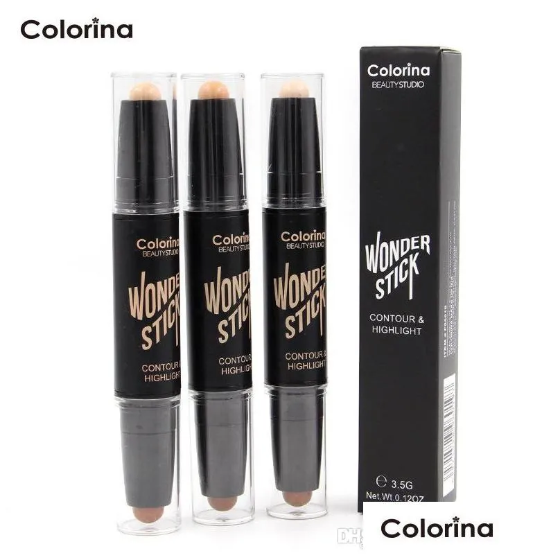 colorina double headed light contour rod specular concealer pen biying stereo shadow brighten contour highlighters stick