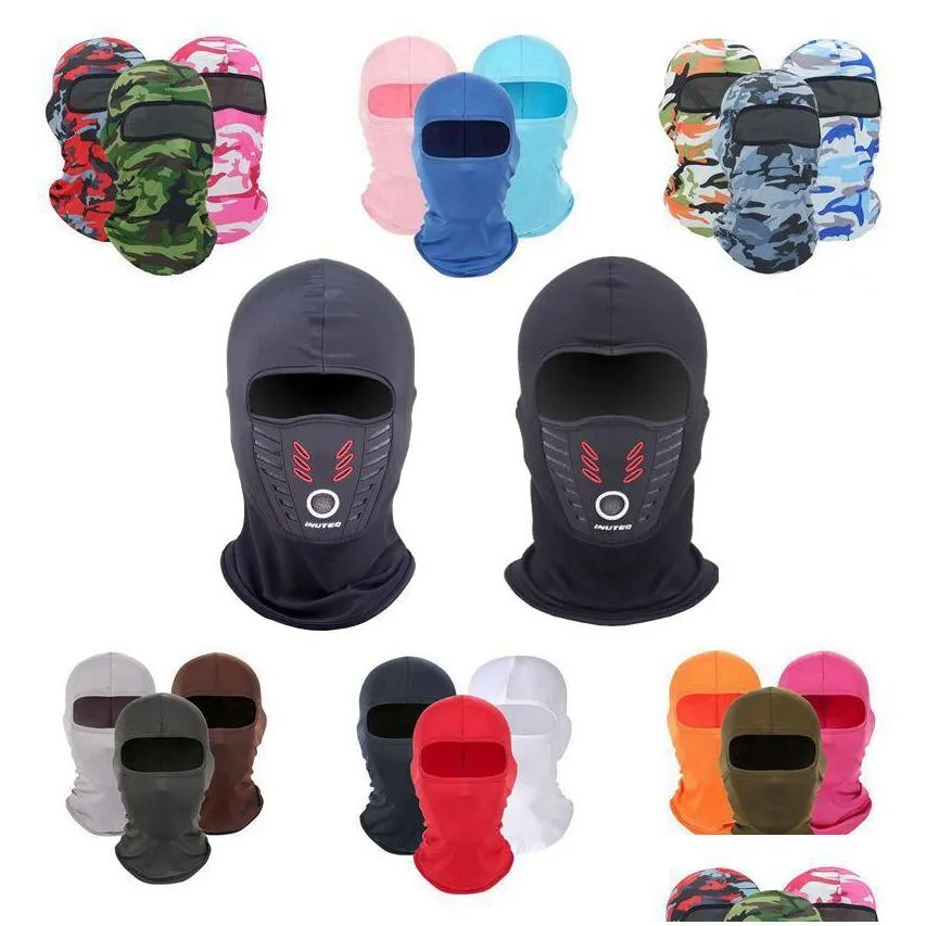 summer/winter warm fleece motorcycle face mask antidust waterproof windproof full face cover hat neck helmet mask balaclavas