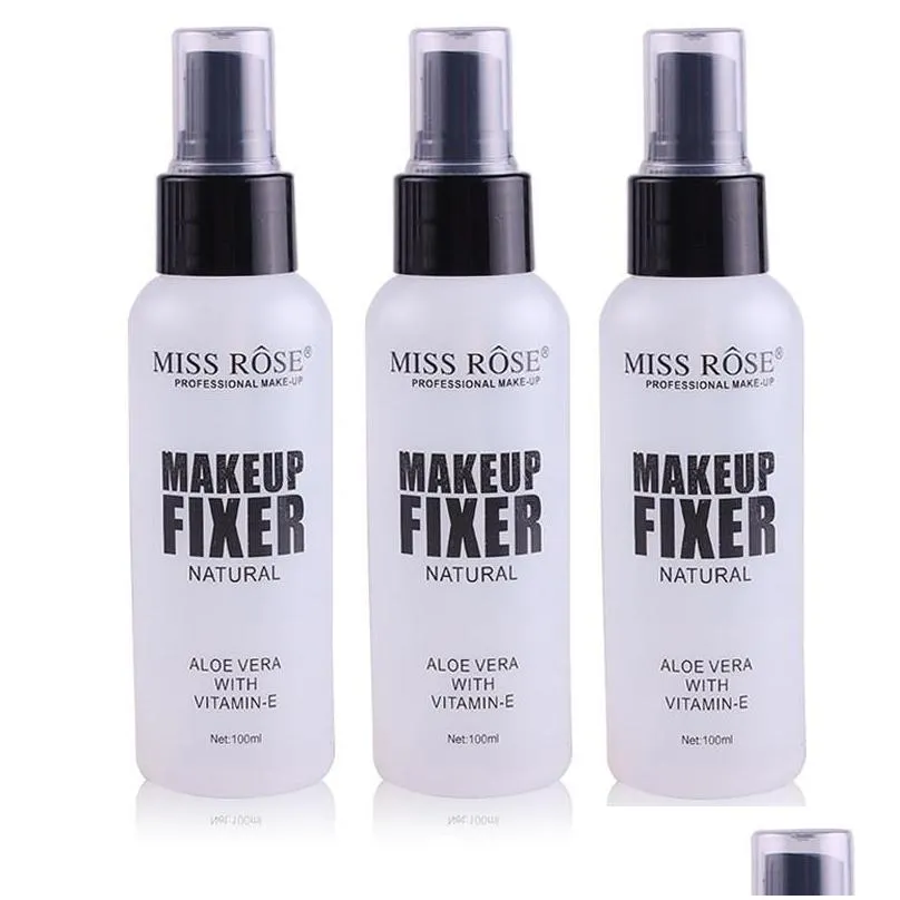 miss rose no flaw setting spray matte oil control finish long lasting moisturizing fixing mist spray bottle face foundation base