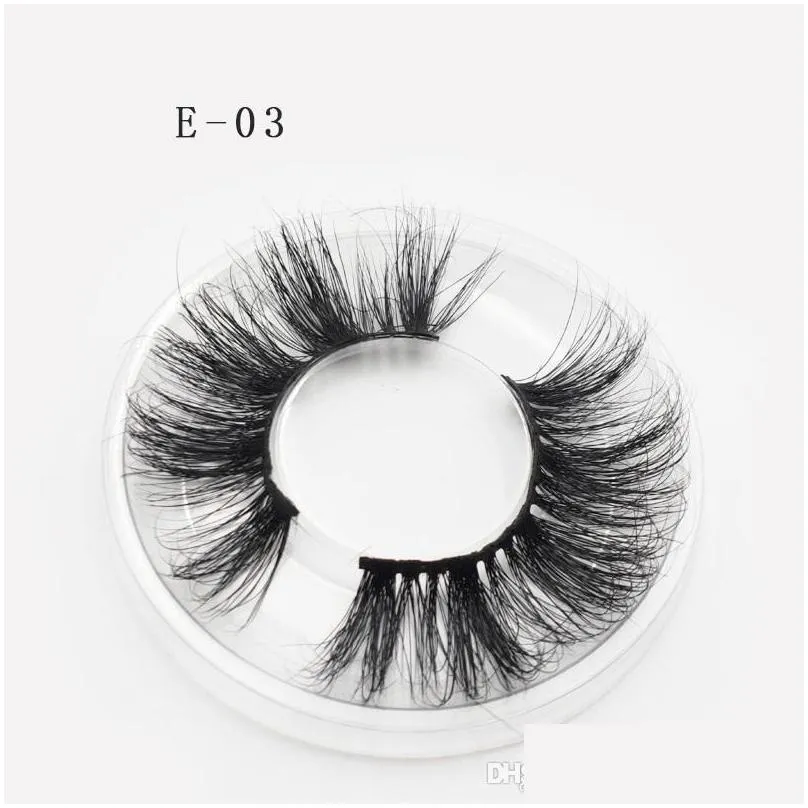 5d 25mm faux mink hair lashes wispy fluffy eyelashes soft thick cross hand made fake eyelashes extension makeup