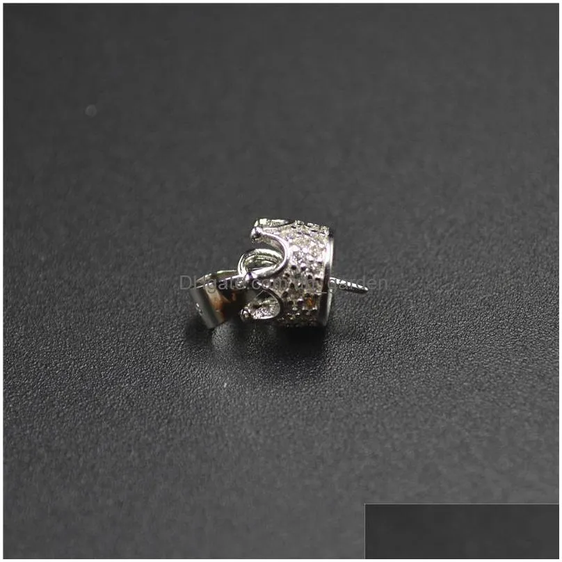 s925 sterling silver pearl pendant accessories item pendant mount accessories diy christmas pendant  diamond