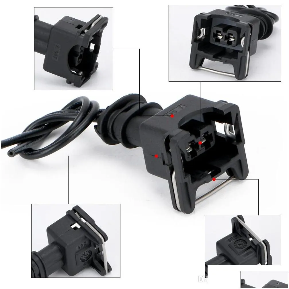 injector dynamics ev1 pigtail clip connector fuel injector connectors for many cars ev1 injector plug pqyfic14