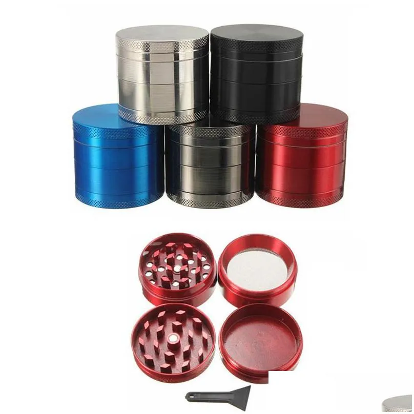 high quality sharpstone herb grinder smoking accessories metal zinc alloy tobacco herbal grinders 4 layers 40/50/55/63mm diameter oem