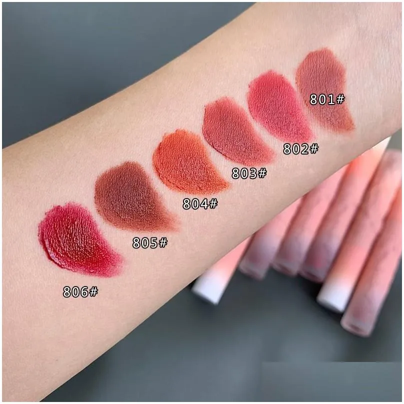 cvz bow lip glaze milk tea color lip gloss mist velvet matte lip mud natural liquid lipstick