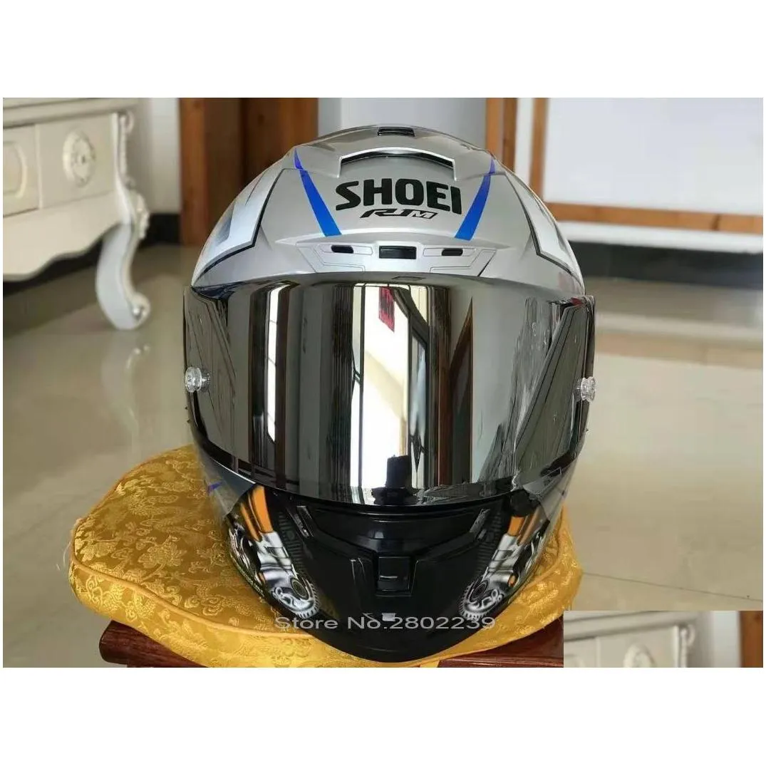 motorcycle helmets shoei x14 helmet xfourteen yzfr1m special edition silver full face racing casco de motocicleta