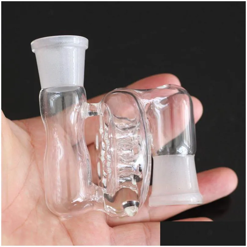 10 style glass ash catcher for bong hookahs 6cm 8cm swiss perc ashcatcher14.4 18.8 joint male female dab rig