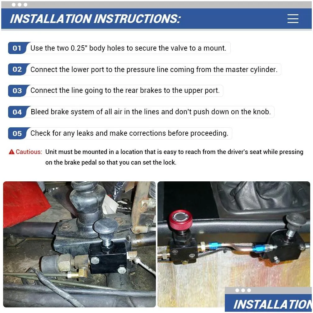 pqy new brake lock line lock hydraulic brake park lock pressure holder for disc drum pqy3317