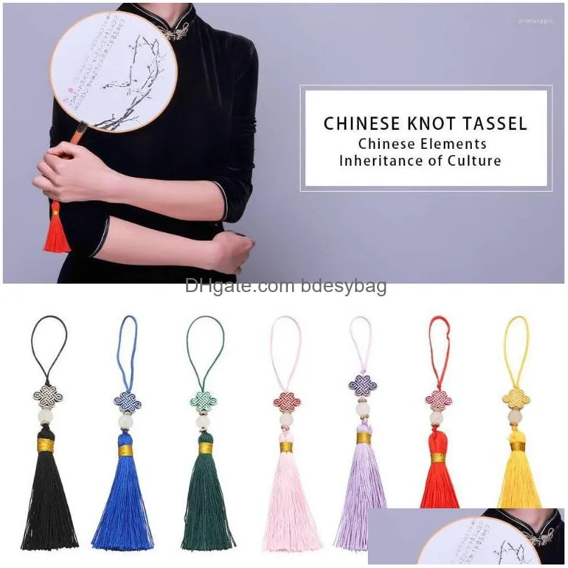 charms crafts clothing accessories chinese style case pendant knot tassel phone year