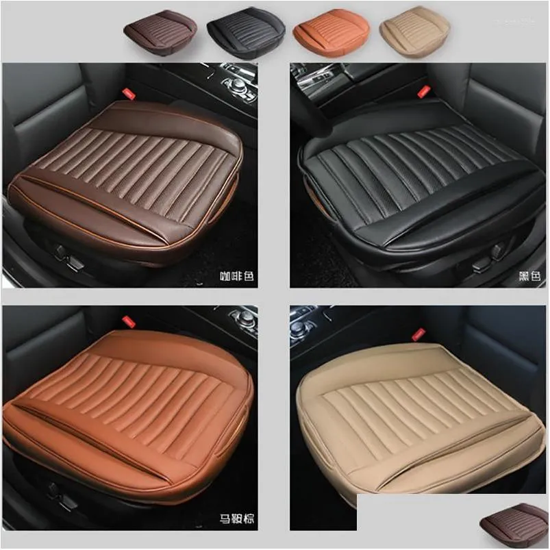 car seat covers 3d leather cushion single driver cover for all sedan four season general mat protector carstyling automobile