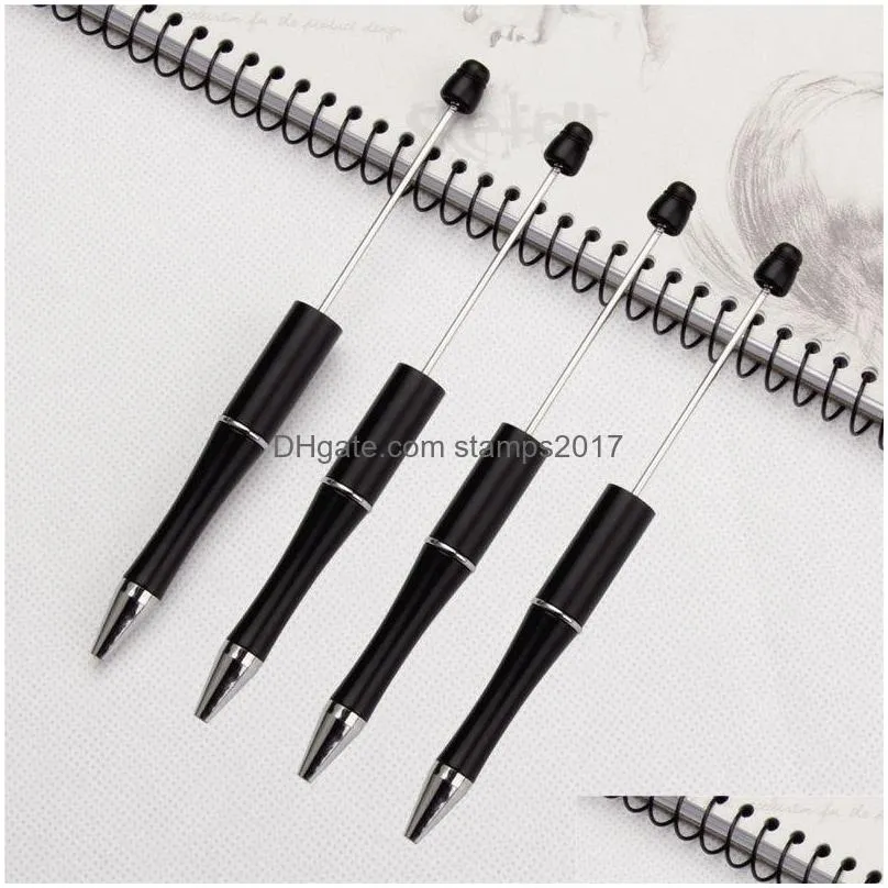 usa add a bead diy pen ballpoint pens original beads pens customizable lamp work craft writing tool