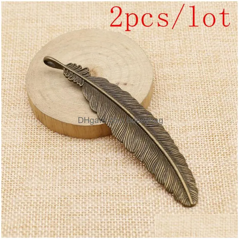 charms for jewelry making kit pendant diy accessories large leaf feather