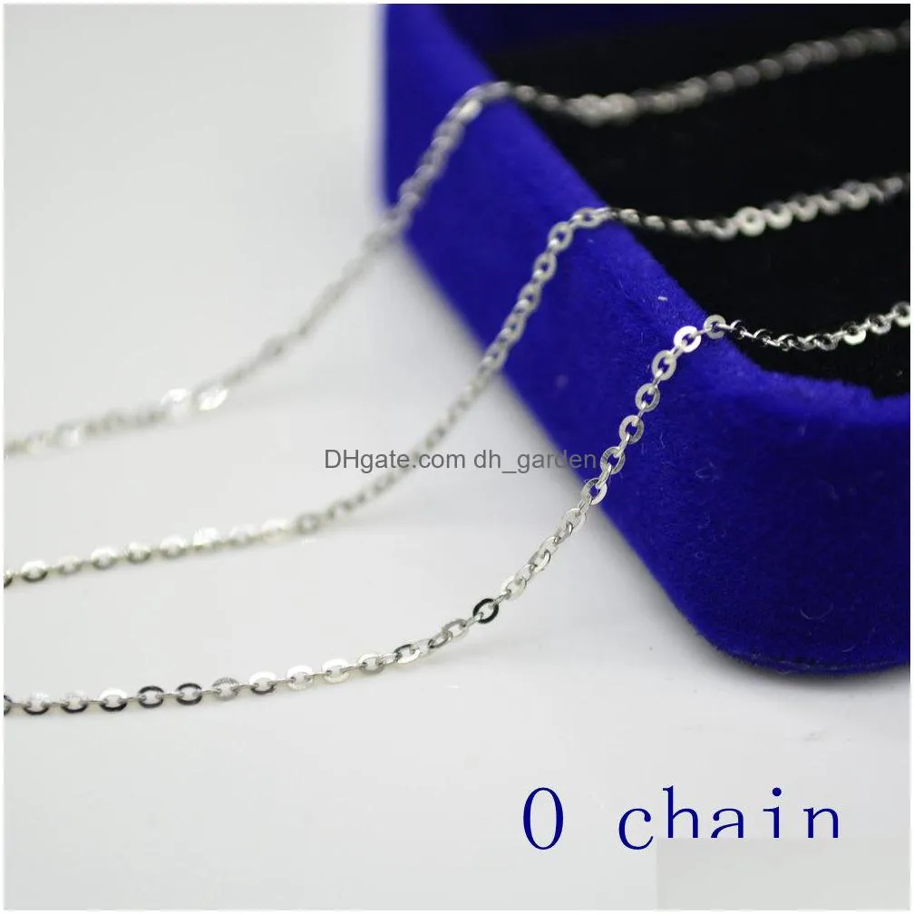 100 genuine s925 sterling silver o chains solid silver necklace korean jewelry collarbone chain wholesale