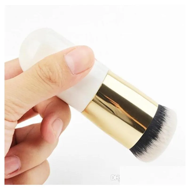 new chubby pier foundation brush flat cream makeup brushes professional cosmetic makeup brush