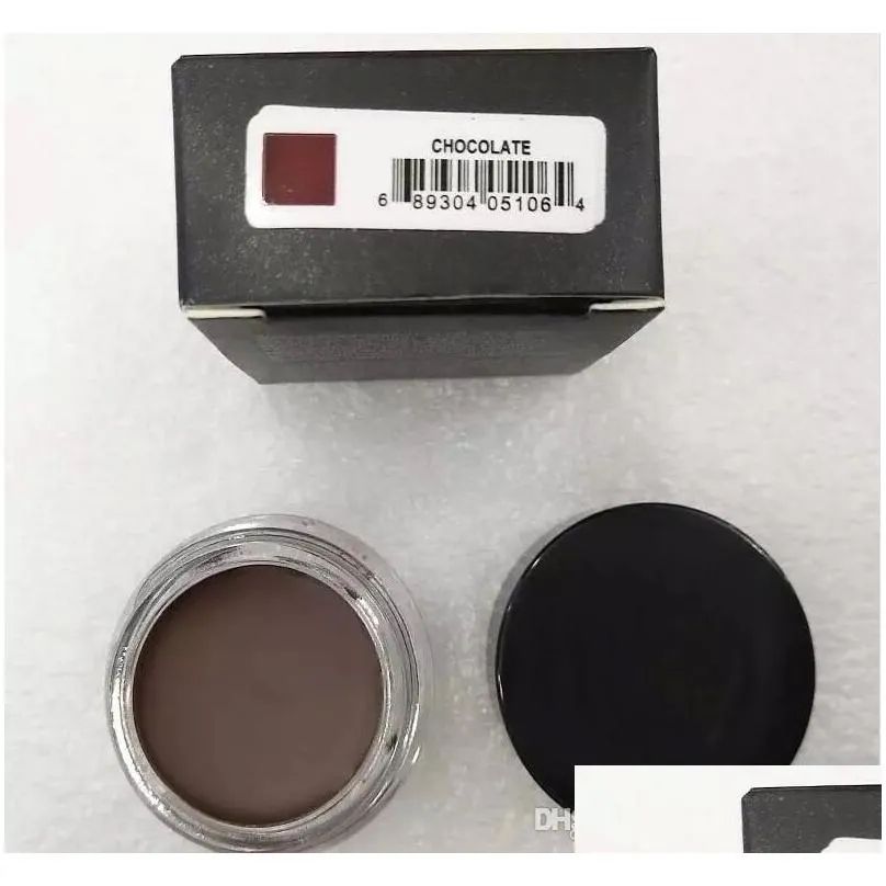 eyebrow pomade makeup waterproof eyebrow enhancers 4g blonde/chocolate/dark brown/ebony/auburn/medium brown/talpe with retail package