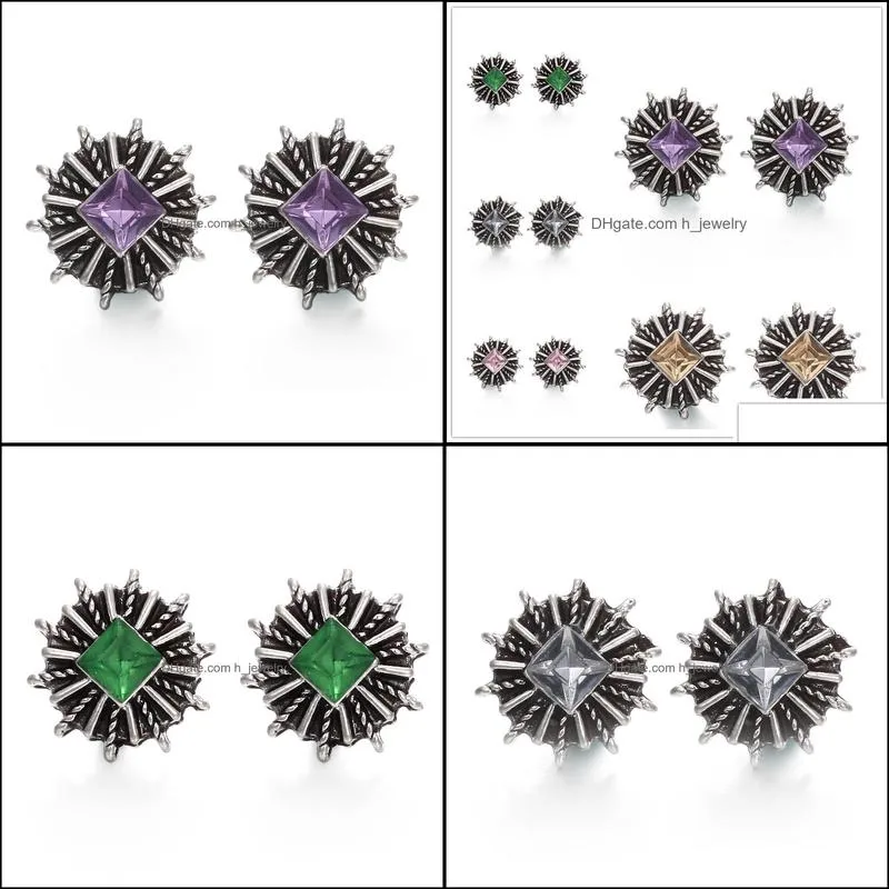 noosa chunks crystal snap button jewelry 12mm snap button with rhinestone diy snap bracelet rings women men party gift