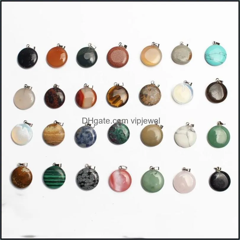 mixed natural stone gem pendant love heart star charms pendants for jewelry making diy bracelet necklace accessories