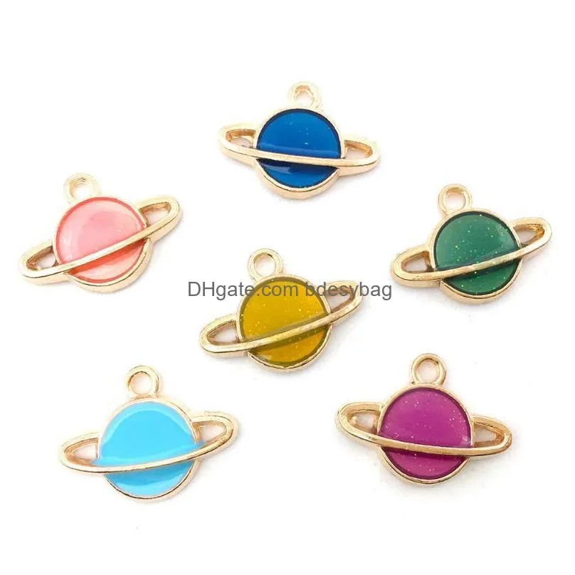 charms retro moon star vintage alloy enamel charm for jewelry making handmade earring bracelet necklace pendant diy finding